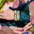 Amazonie | Argent | Bracelet Galet Pierres Précieuses