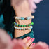 Amazonie | Argent | Bracelet Galet Pierres Précieuses