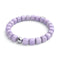 Quartz violet | Argent | Bracelet Galet Pierres Précieuses