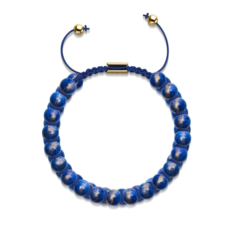 Raisin Concord | Or 18 carats x Jade | Bracelet Vitalité