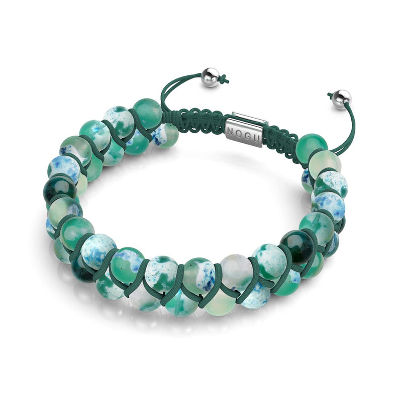 Agate émeraude | Bracelet Vitalité Pierres Précieuses