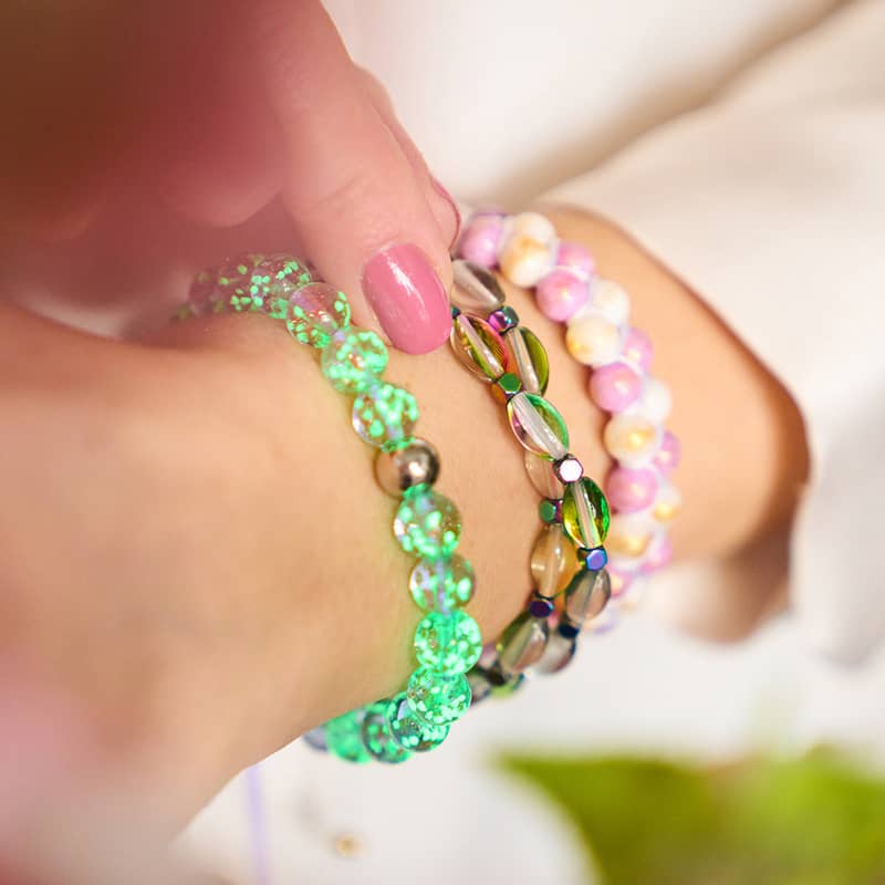 Fruit de la passion | Or 18 carats x Jade | Bracelet Vitalité