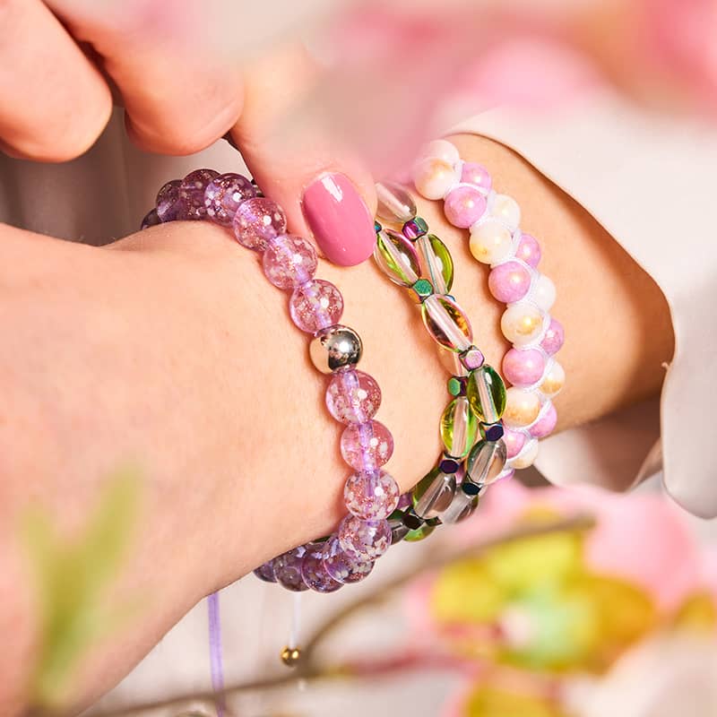 Fruit de la passion | Or 18 carats x Jade | Bracelet Vitalité