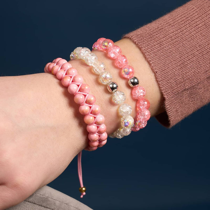 Sorbet à la fraise | Or 18 carats x Jade | Bracelet Vitalité