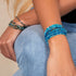 Aqua Jade | Argent sterling .925 | Enveloppement de pierres précieuses