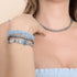 Aigue-marine | Argent sterling .925 | Enveloppement de pierres précieuses
