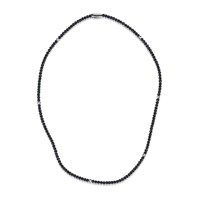 Agate noire | Argent sterling .925 | Enveloppement de pierres précieuses