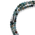 Jade bleu | Argent sterling .925 | Enveloppement de pierres précieuses