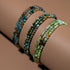 Jade bleu | Argent sterling .925 | Enveloppement de pierres précieuses