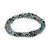 Jade bleu | Argent sterling .925 | Enveloppement de pierres précieuses