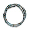 Jade bleu | Argent sterling .925 | Enveloppement de pierres précieuses