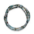 Jade bleu | Argent sterling .925 | Enveloppement de pierres précieuses