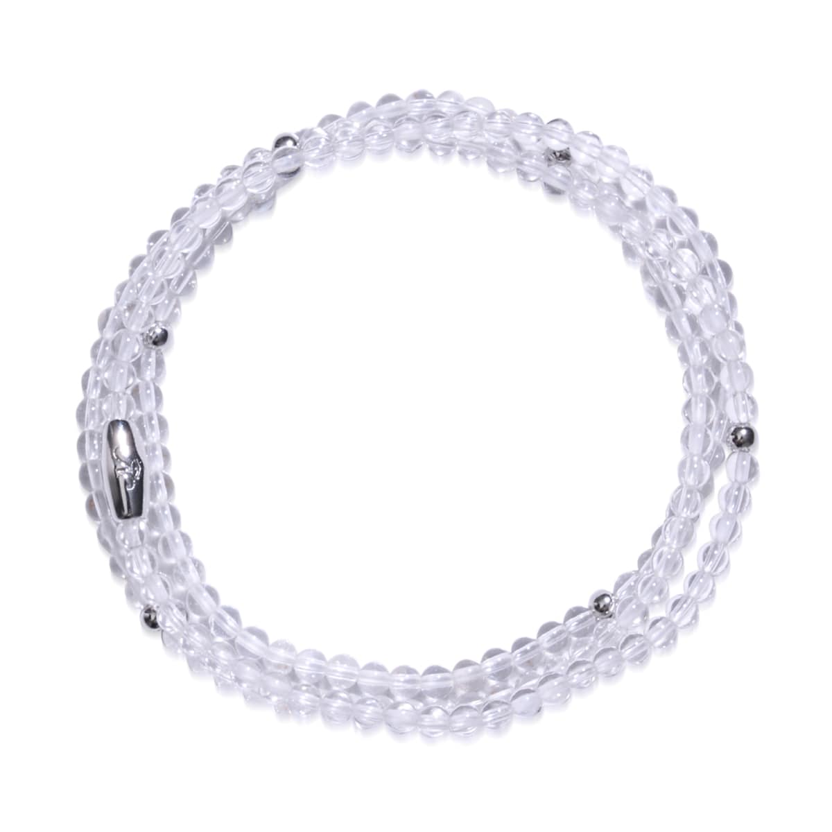 Quartz clair | Argent sterling .925 | Enveloppement de pierres précieuses