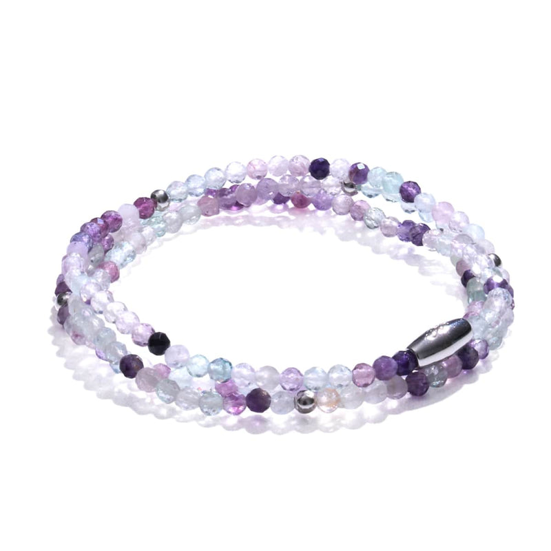 Fluorine | Argent sterling .925 | Enveloppement de pierres précieuses