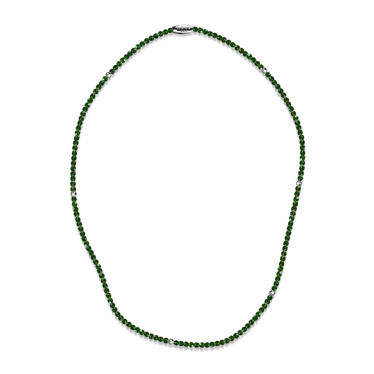 Jade Vert | Argent sterling .925 | Enveloppement de pierres précieuses