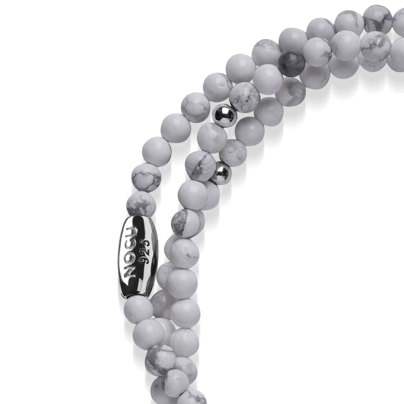 Howlite | .925 Sterling Silver | Gemstone Wrap