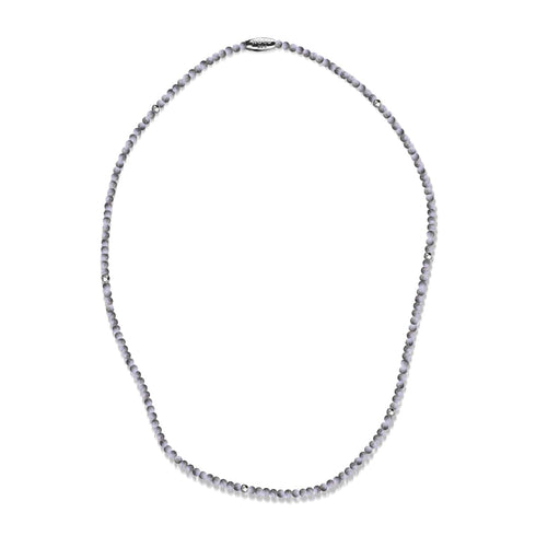 Howlite | Argent sterling .925 | Enveloppement de pierres précieuses