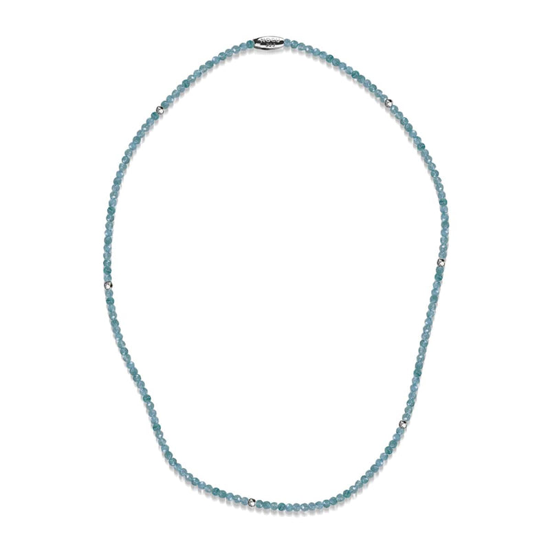 Jade bleu clair | Argent sterling .925 | Enveloppement de pierres précieuses