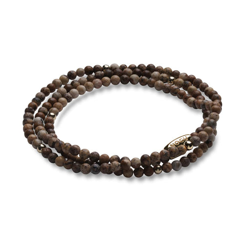 Image Jaspe | Or Vermeil .925 | Enveloppement de pierres précieuses