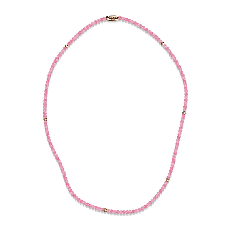 Opale Rose | .925 Sterling Or Rose Vermeil | Enveloppement de pierres précieuses