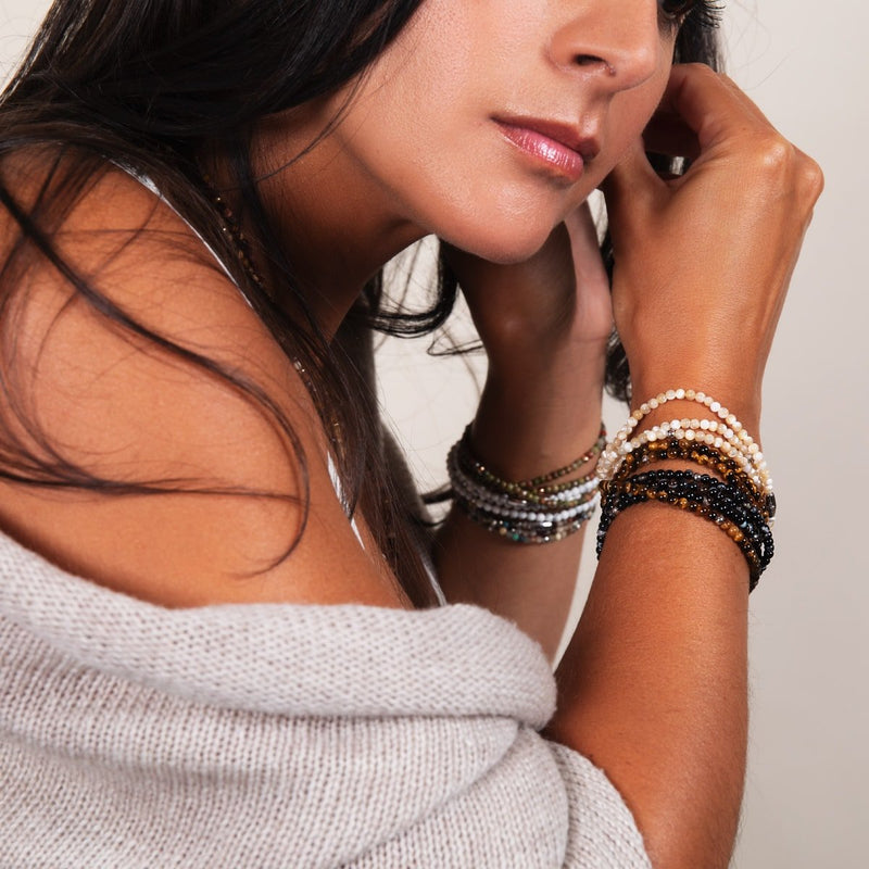 Jaspe pop-corn | Argent sterling .925 | Enveloppement de pierres précieuses