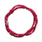Rubis Jade | Or Rose Vermeil | Enveloppement de pierres précieuses