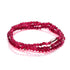 Rubis Jade | Or Rose Vermeil | Enveloppement de pierres précieuses