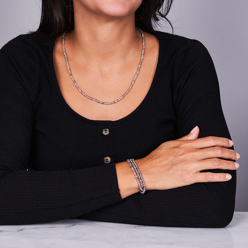 Spectrolite | Argent sterling .925 | Enveloppement de pierres précieuses