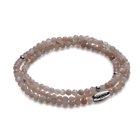 Pierre de soleil | Argent sterling .925 | Enveloppement de pierres précieuses