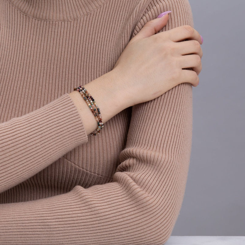 Tourmaline | Argent sterling .925 | Enveloppement de pierres précieuses