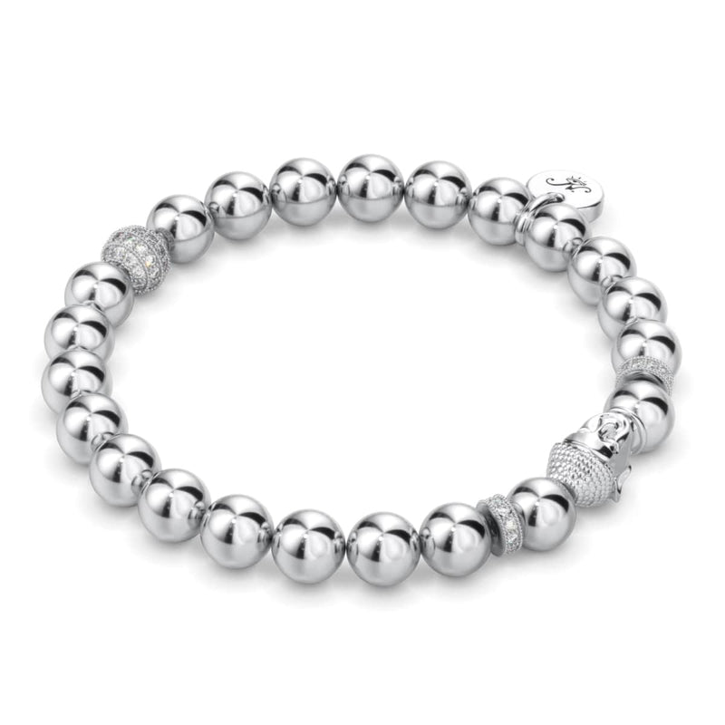Argent | Bracelet Bouddha Doré