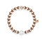 Or rose 18 carats et argent | Bracelet Croix Dorée