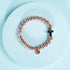 Or rose 18 carats et argent | Bracelet Croix Dorée