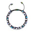 Licorne Mat Chrome x Blanc | Bracelet Double Verre Pailleté