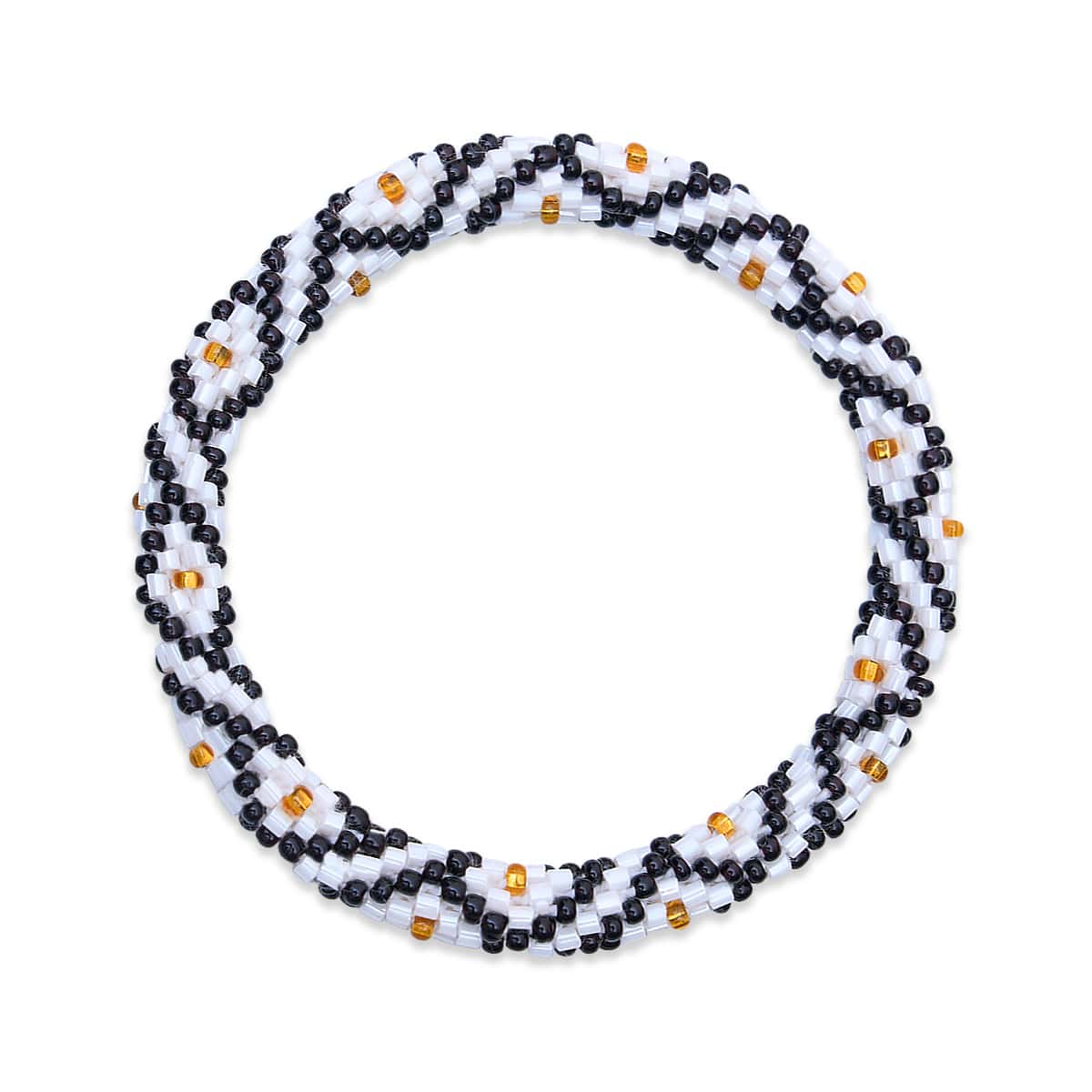 Susan aux yeux noirs | Bracelet de perles de verre de l'Himalaya