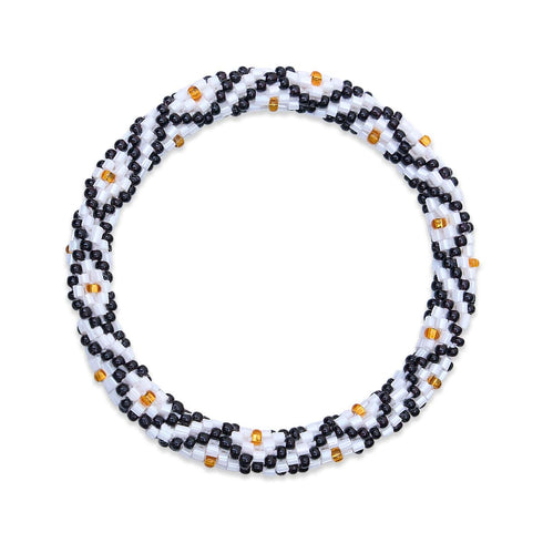 Susan aux yeux noirs | Bracelet de perles de verre de l'Himalaya
