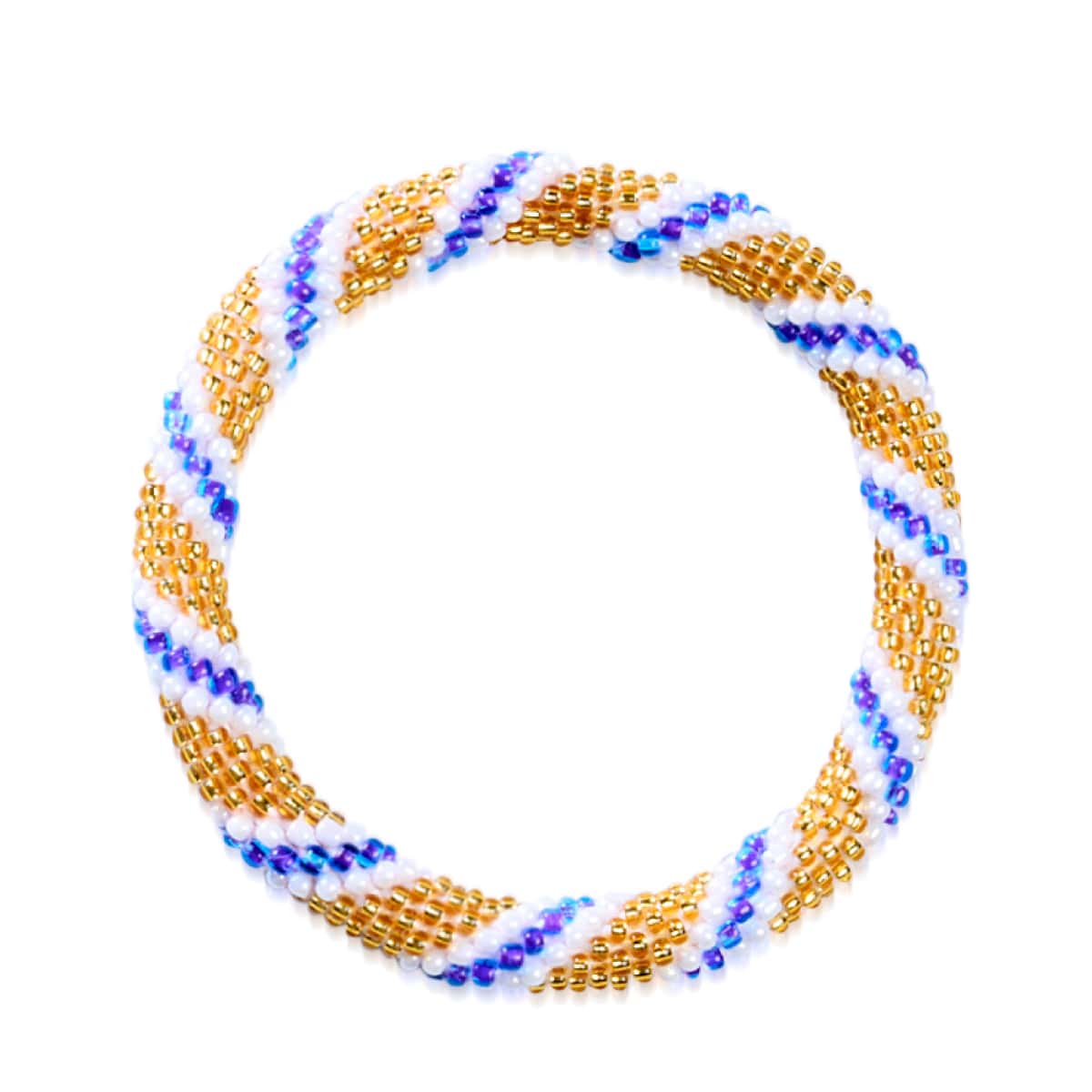 Fille d'agriculteurs | Bracelet de perles de verre de l'Himalaya