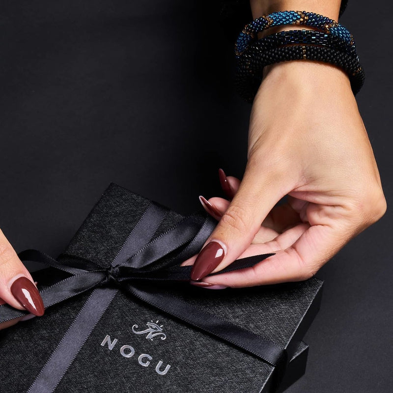 Étoile du Nord | Bracelet de perles de verre de l'Himalaya