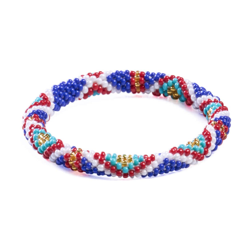 Vallée de l'Ohio | Bracelet de perles de verre de l'Himalaya