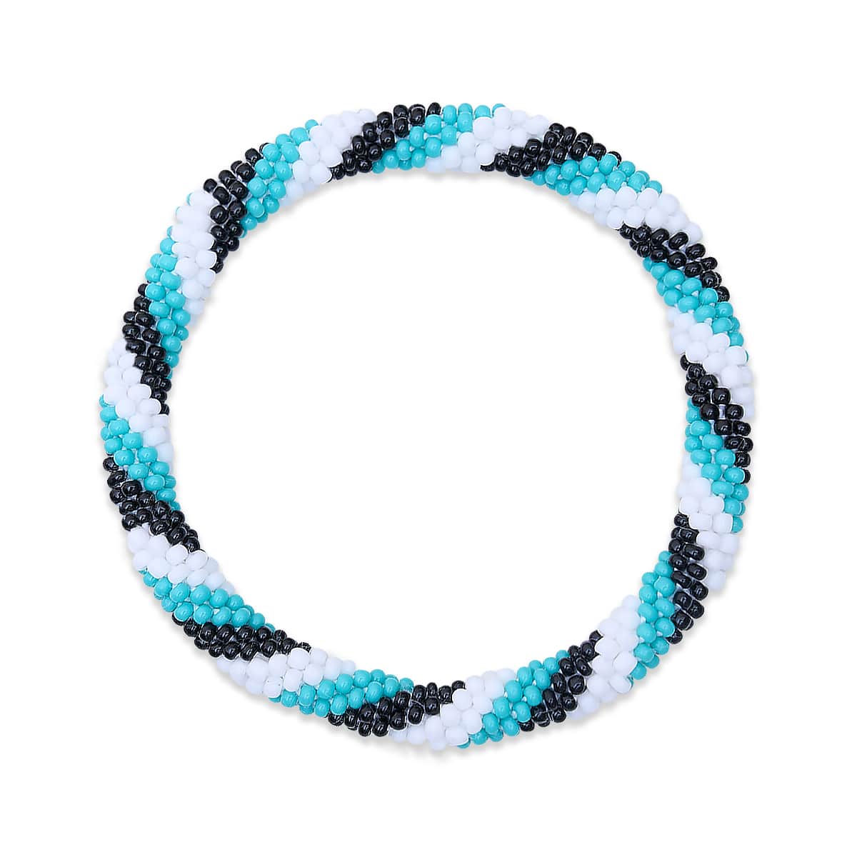 Tidal Wave | Himalayan Glass Bead Bracelet