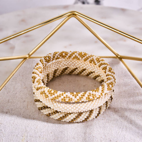 Turkish Delight | Himalayan Glass Bead Bracelet