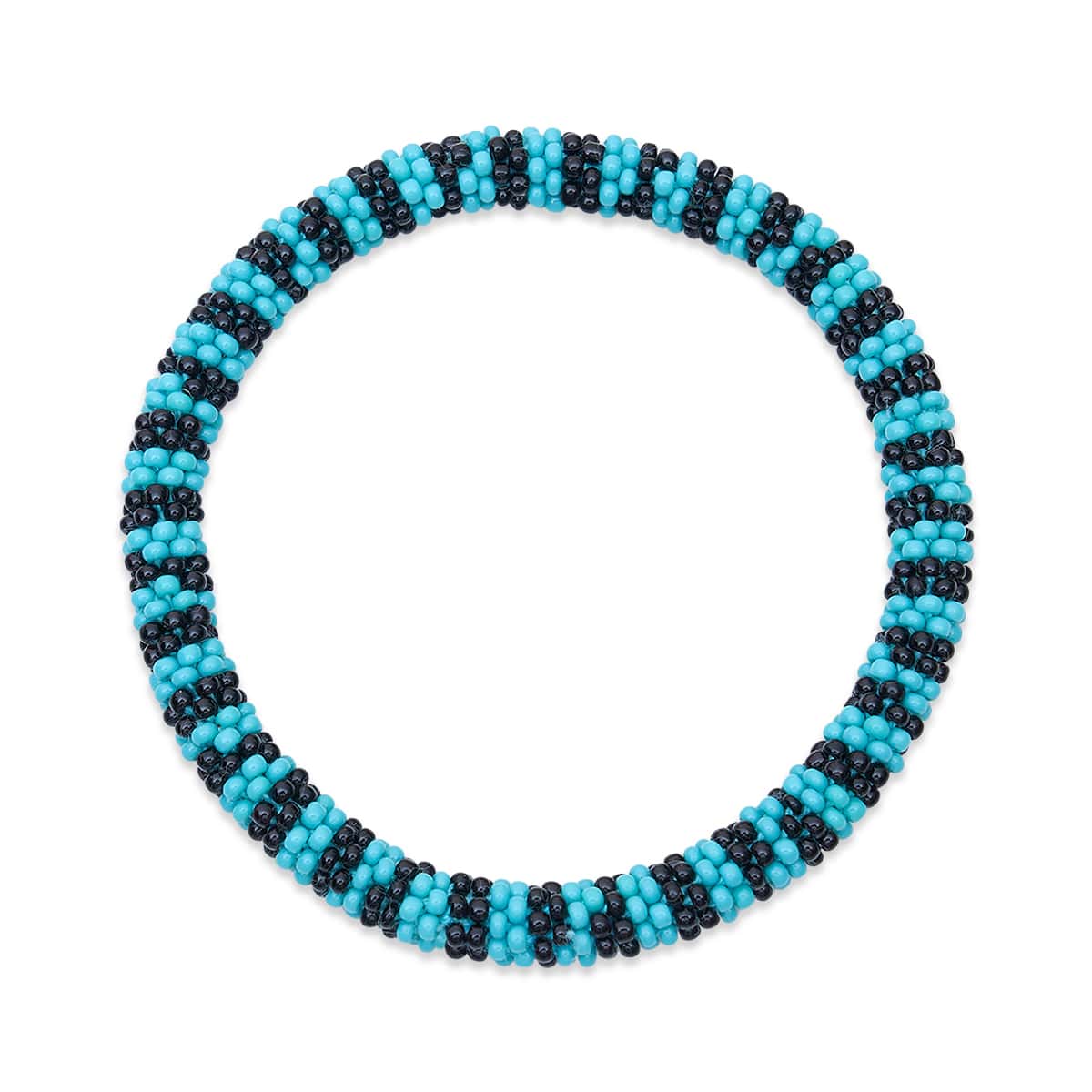 Crique Turquoise | Bracelet de perles de verre de l'Himalaya