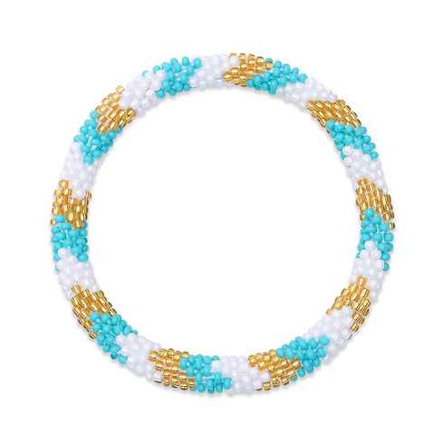 Trésor sous-marin | Bracelet de perles de verre de l'Himalaya