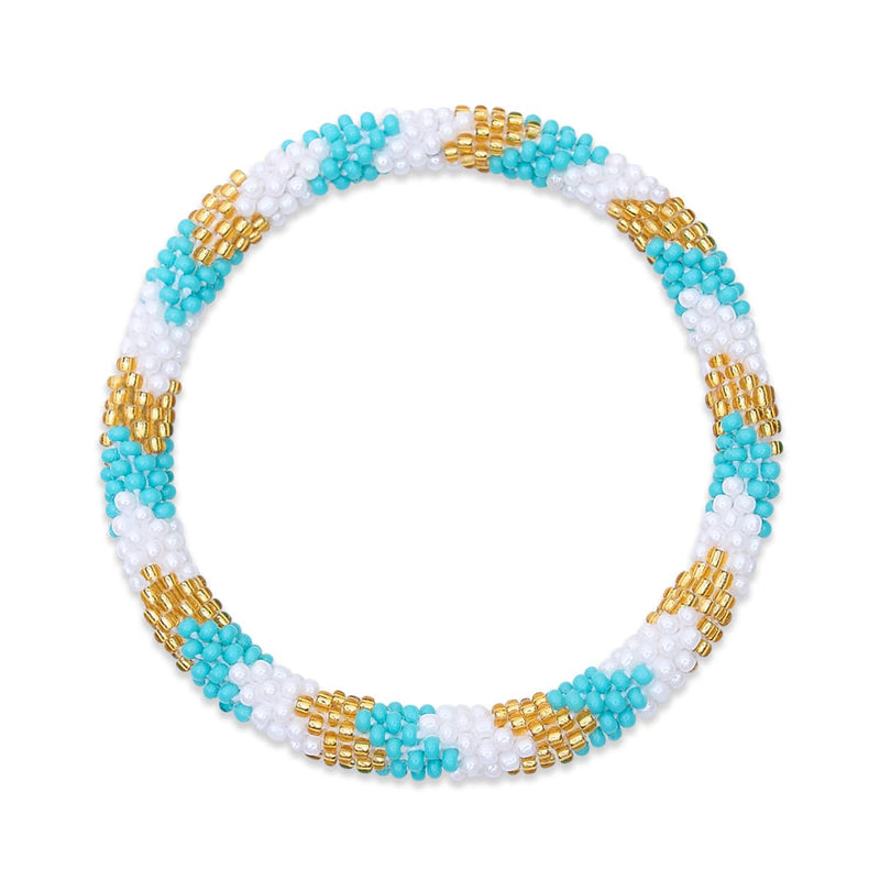 Underwater Treasure | Himalayan Glass Bead Bracelet
