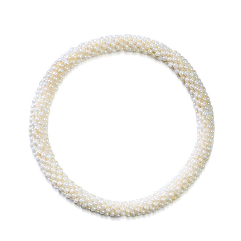 Châtaigne d'eau | Bracelet de perles de verre de l'Himalaya