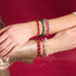 Mini Ruby Kikiballa Crystal x Red String Bracelet