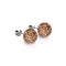 Cristal Champagne | Argent sterling .925 | Boucles d'oreilles Kikiballa