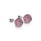 Cristal Flamant Rose | Argent sterling .925 | Boucles d'oreilles Kikiballa