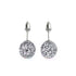 Cristal blanc d'hiver | Argent sterling .925 | Boucles d'oreilles Kikiballa