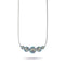 Midnight Confetti Crystal | .925 Sterling Silver | Kikiballa Infinity Clasp Necklace